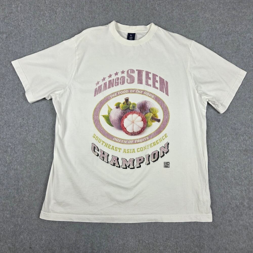 MangoSteen Champion Large Graphic T Shirt by Flan